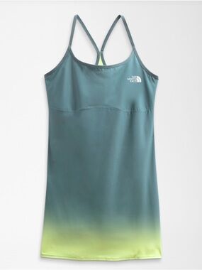 NWT The North Face Women’s Arque Hike Dress Green Muted Teal Gradient Size M NEW